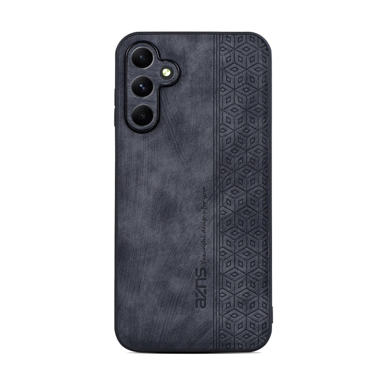 For Samsung Galaxy A15 AZNS 3D Embossed Skin Feel Phone Case(Black) - Galaxy Phone Cases by AZNS | Online Shopping UK | buy2fix