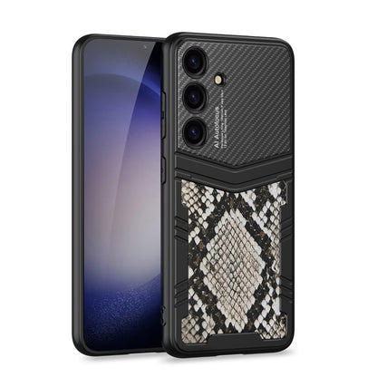 For Samsung Galaxy S24+ 5G GKK TPU + PU Full Coverage Phone Case(Python Texture) - Galaxy S24+ 5G Cases by GKK | Online Shopping UK | buy2fix