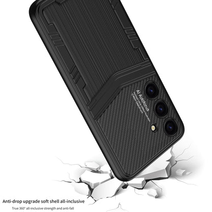 For Samsung Galaxy S24 5G GKK TPU + PU Full Coverage Phone Case(Litchi Texture) - Galaxy S24 5G Cases by GKK | Online Shopping UK | buy2fix