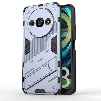 For Xiaomi Redmi A3 4G Global Punk Armor 2 in 1 PC + TPU Phone Case with Holder(Grey) by buy2fix