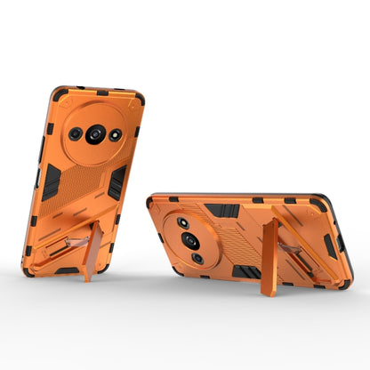 For Xiaomi Redmi A3 4G Global Punk Armor 2 in 1 PC + TPU Phone Case with Holder(Orange) by buy2fix