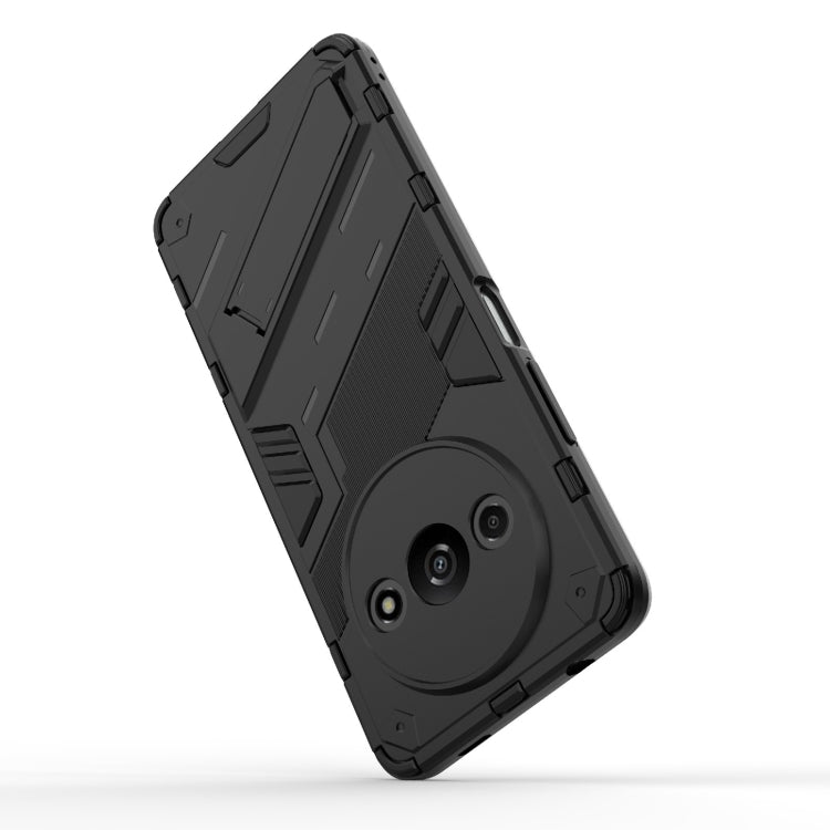 For Xiaomi Redmi A3 4G Global Punk Armor 2 in 1 PC + TPU Phone Case with Holder(Orange) by buy2fix