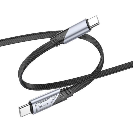 hoco U119 Machine PD60W USB-C / Type-C to USB-C / Type-C Fast Charging Data Cable, Length: 1.2m(Black) - USB-C & Type-C Cable by hoco | Online Shopping UK | buy2fix