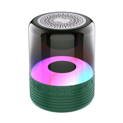 T&G TG369 Portable mini LED Wireless Bluetooth Speaker(Green) - Mini Speaker by T&G | Online Shopping UK | buy2fix