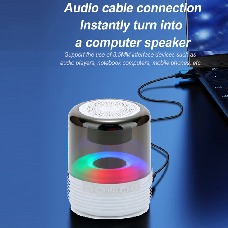T&G TG369 Portable mini LED Wireless Bluetooth Speaker(Black) - Mini Speaker by T&G | Online Shopping UK | buy2fix