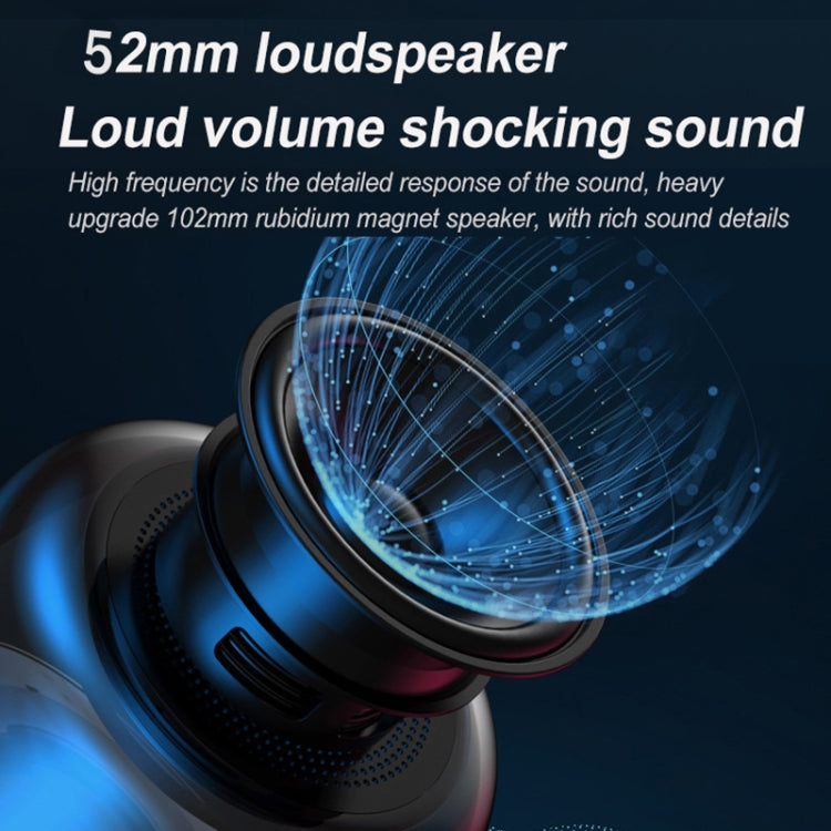 T&G TG369 Portable mini LED Wireless Bluetooth Speaker(Black) - Mini Speaker by T&G | Online Shopping UK | buy2fix
