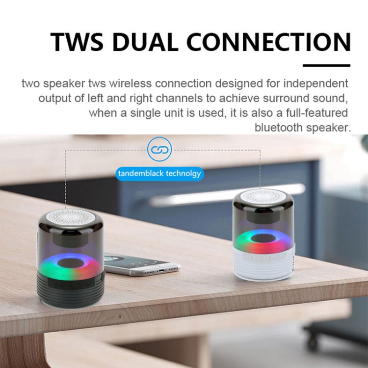 T&G TG369 Portable mini LED Wireless Bluetooth Speaker(Blue) - Mini Speaker by T&G | Online Shopping UK | buy2fix