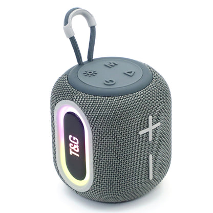 T&G TG664 LED Portable Subwoofer Wireless Bluetooth Speaker(Grey) - Desktop Speaker by T&G | Online Shopping UK | buy2fix