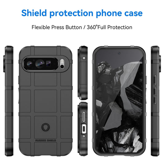 For Google Pixel 9 Pro Full Coverage Shockproof TPU Phone Case(Black) by buy2fix