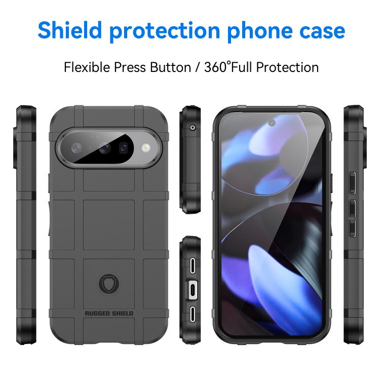 For Google Pixel 10 Full Coverage Shockproof TPU Phone Case(Black) - Google Cases by buy2fix | Online Shopping UK | buy2fix