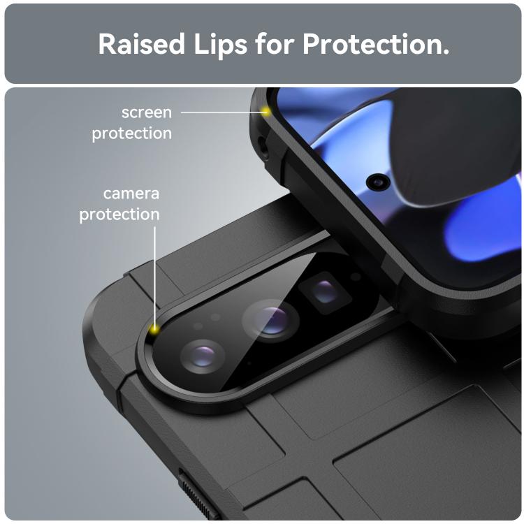 For Google Pixel 10 Pro Full Coverage Shockproof TPU Phone Case(Black) - Google Cases by buy2fix | Online Shopping UK | buy2fix