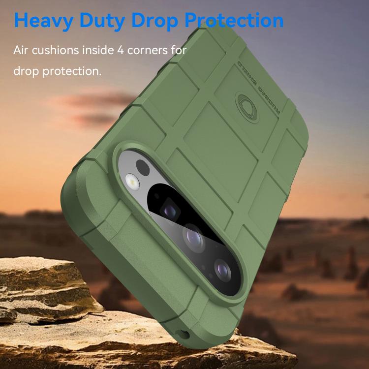 For Google Pixel 10 Pro Full Coverage Shockproof TPU Phone Case(Green) - Google Cases by buy2fix | Online Shopping UK | buy2fix