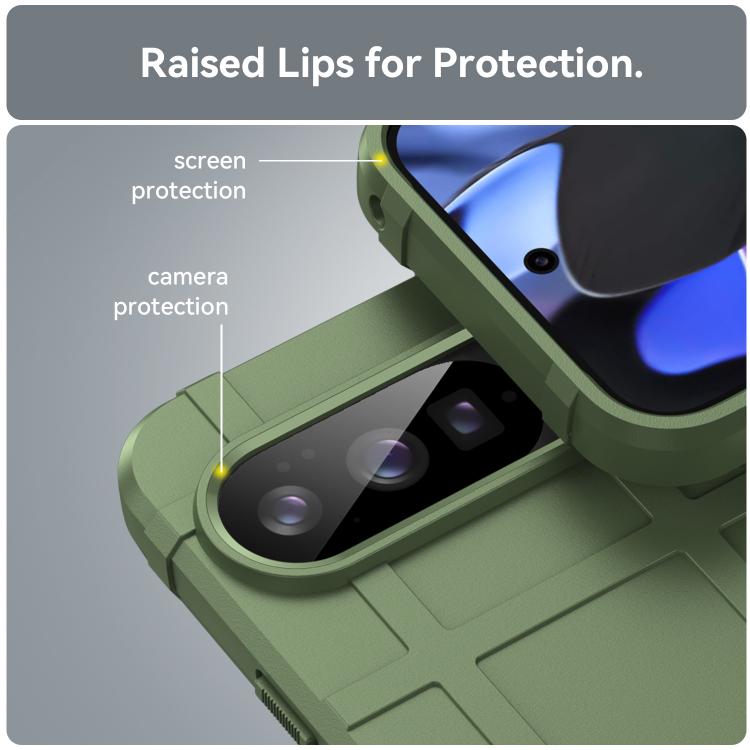For Google Pixel 10 Pro Full Coverage Shockproof TPU Phone Case(Green) - Google Cases by buy2fix | Online Shopping UK | buy2fix