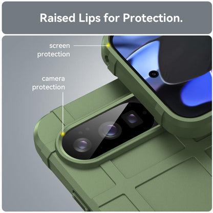 For Google Pixel 10 Pro Full Coverage Shockproof TPU Phone Case(Green) - Google Cases by buy2fix | Online Shopping UK | buy2fix