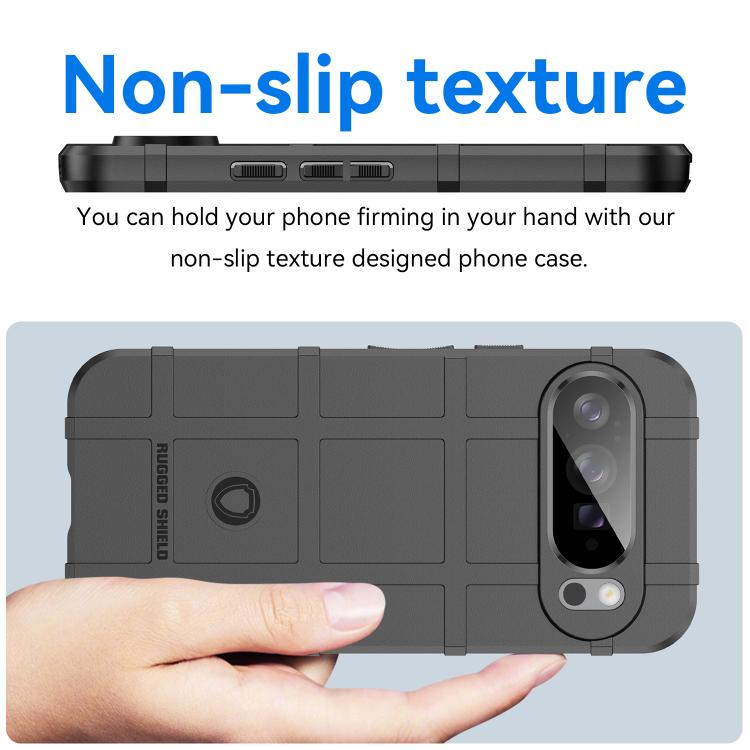 For Google Pixel 10 Pro XL Full Coverage Shockproof TPU Phone Case(Black) - Google Cases by buy2fix | Online Shopping UK | buy2fix