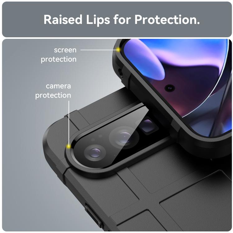 For Google Pixel 10 Pro XL Full Coverage Shockproof TPU Phone Case(Black) - Google Cases by buy2fix | Online Shopping UK | buy2fix