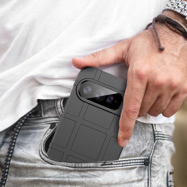 For Google Pixel 10 Pro XL Full Coverage Shockproof TPU Phone Case(Black) - Google Cases by buy2fix | Online Shopping UK | buy2fix