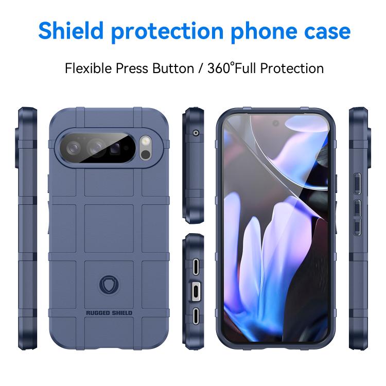 For Google Pixel 10 Pro XL Full Coverage Shockproof TPU Phone Case(Blue) - Google Cases by buy2fix | Online Shopping UK | buy2fix