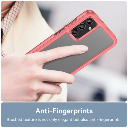 For Samsung Galaxy A15 Colorful Series Acrylic Hybrid TPU Phone Case(Red) - Galaxy Phone Cases by buy2fix | Online Shopping UK | buy2fix