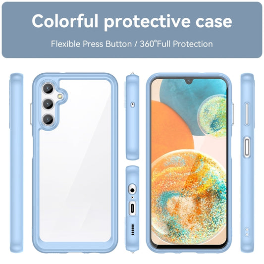 For Samsung Galaxy M44 5G Colorful Series Acrylic Hybrid TPU Phone Case(Blue) by buy2fix