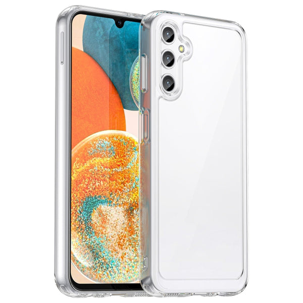 For Samsung Galaxy M44 5G Colorful Series Acrylic Hybrid TPU Phone Case(Transparent) by buy2fix
