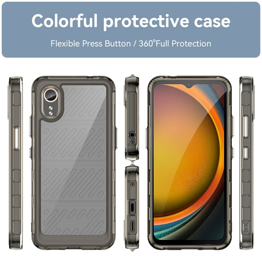 For Samsung Galaxy XCover 7 Colorful Series Acrylic Hybrid TPU Phone Case(Transparent Grey) by buy2fix