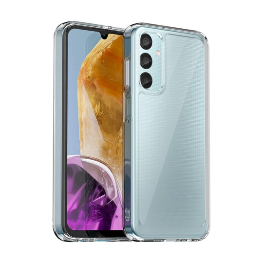 For Samsung Galaxy F15 Colorful Series Acrylic Hybrid TPU Phone Case(Transparent)