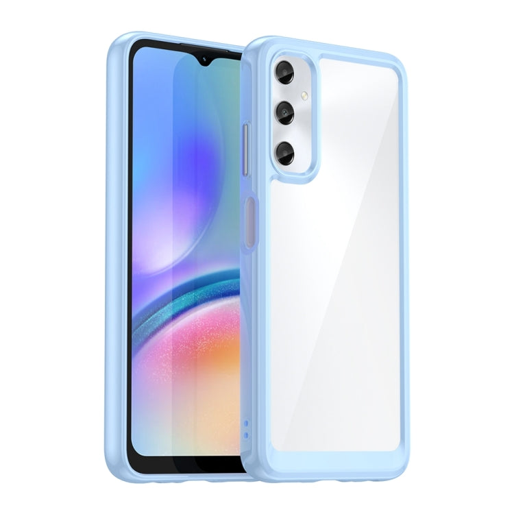 For Samsung Galaxy M14 4G Colorful Series Acrylic Hybrid TPU Phone Case(Blue) - Galaxy Phone Cases by buy2fix | Online Shopping UK | buy2fix