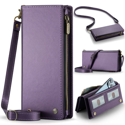 CaseMe ME10 Universal Wallet Phone Case with Lanyard(Purple) by CaseMe