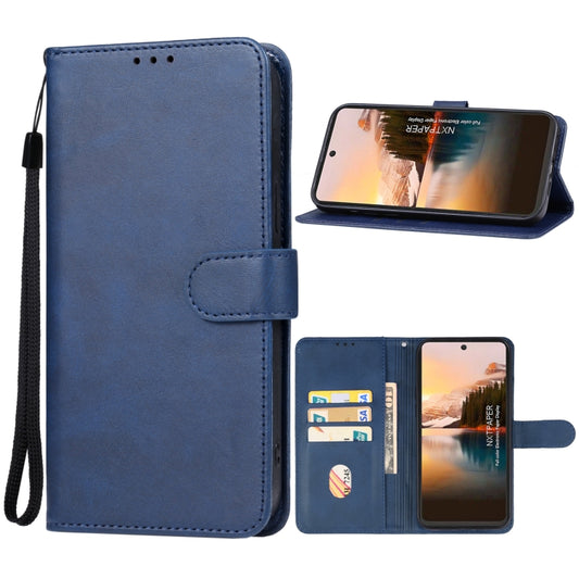 For TCL 50 5G Leather Phone Case(Blue) - More Brand by buy2fix | Online Shopping UK | buy2fix