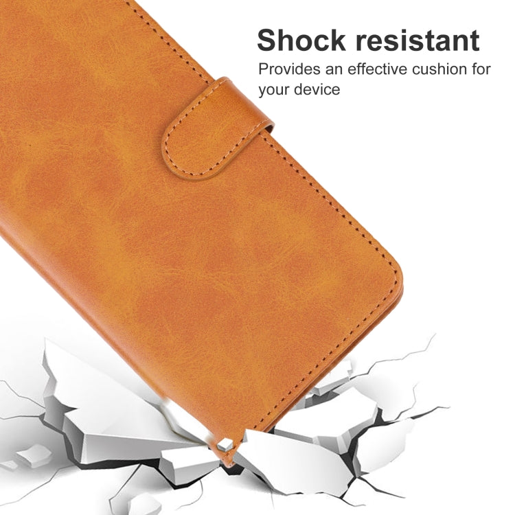 For TCL 501 Leather Phone Case(Brown) by buy2fix