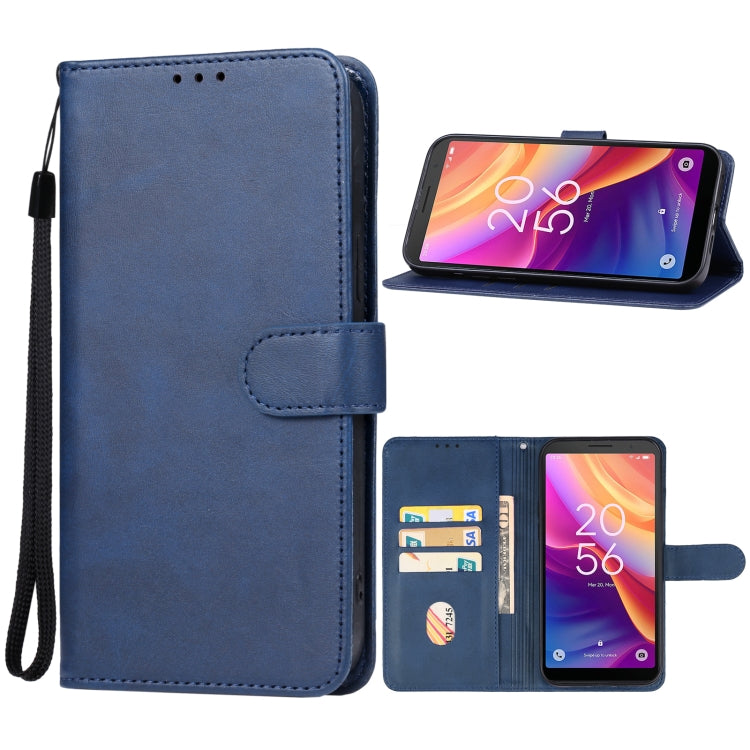 For TCL 501 Leather Phone Case(Blue) - More Brand by buy2fix | Online Shopping UK | buy2fix