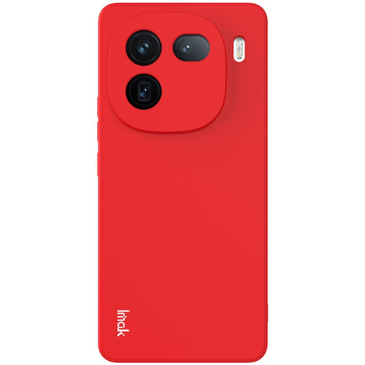 For vivo iQOO 12 5G imak UC-4 Series Straight Edge TPU Phone Case(Red) by imak
