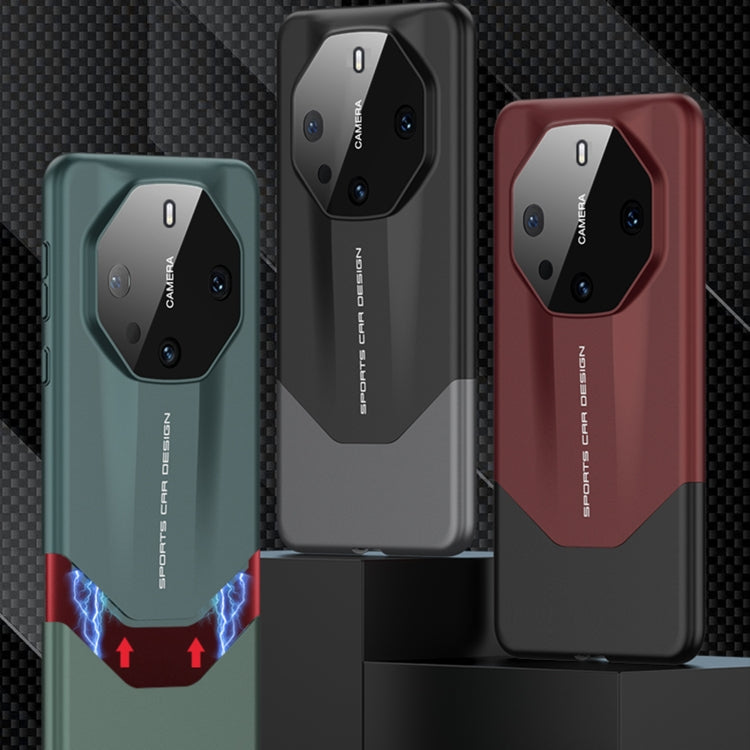 For Huawei Mate 60 RS Ultimate GKK Imitation Ultimate Design All-inclusive Shockproof Phone Case(Green) by GKK