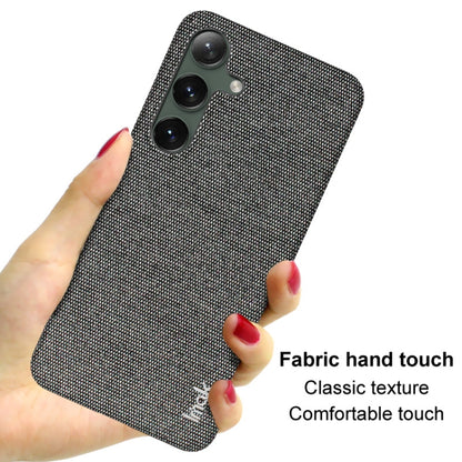 For Samsung Galaxy S24 5G imak Ruiyi Series Cloth Texture PU + PC Phone Case(Light Grey) - Galaxy S24 5G Cases by imak | Online Shopping UK | buy2fix