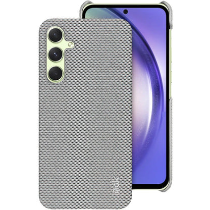 For Samsung Galaxy A35 5G imak Ruiyi Series Cloth Texture PU + PC Phone Case(Light Grey) - Galaxy Phone Cases by imak | Online Shopping UK | buy2fix