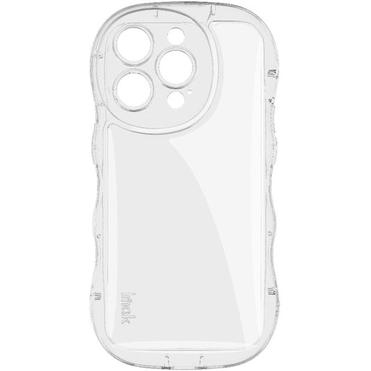 For iPhone 14 Pro Max IMAK Wave Bubble Soft Shockproof Phone Case(Transparent) by imak