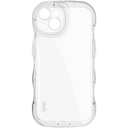 For iPhone 15 IMAK Wave Bubble Soft Shockproof Phone Case(Transparent) - iPhone 15 Cases by imak | Online Shopping UK | buy2fix