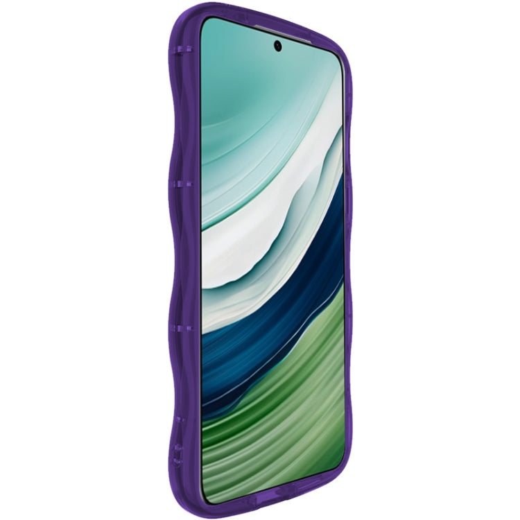 For Huawei Mate 60 IMAK Wave Bubble Soft Shockproof Phone Case(Purple) - Huawei Cases by imak | Online Shopping UK | buy2fix