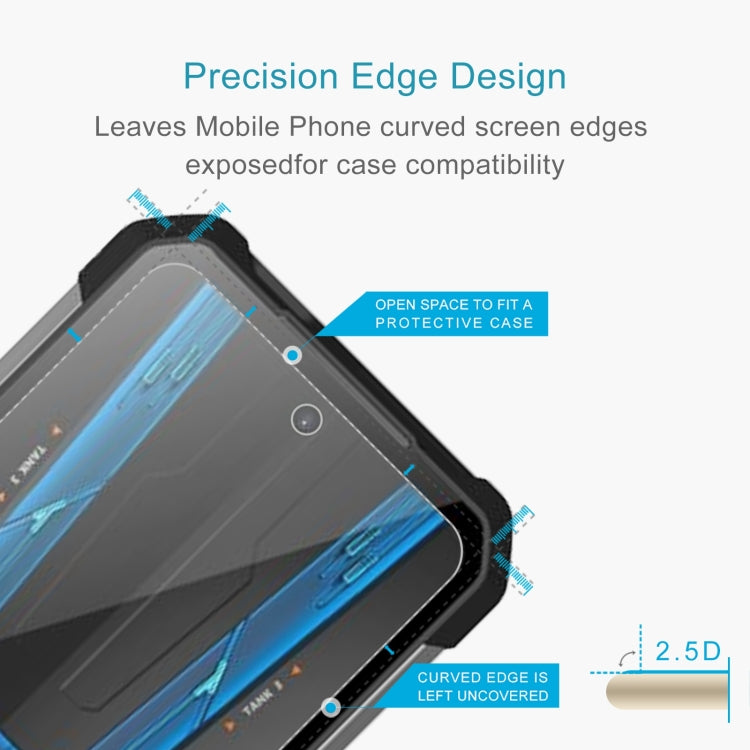 For Unihertz Tank 3 Pro 8849 10pcs 0.26mm 9H 2.5D Tempered Glass Film by buy2fix