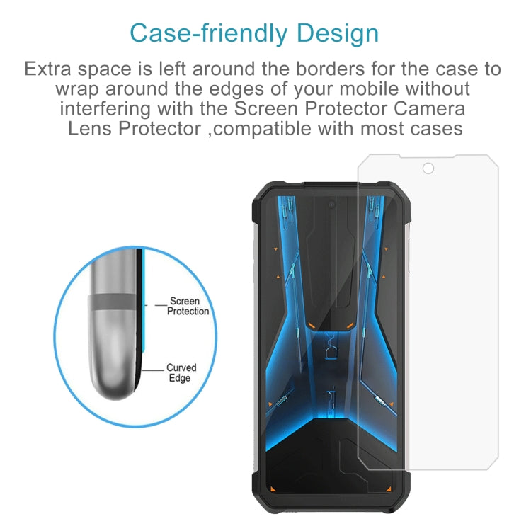 For Unihertz 8849 Tank 2 Pro 10pcs 0.26mm 9H 2.5D Tempered Glass Film by buy2fix