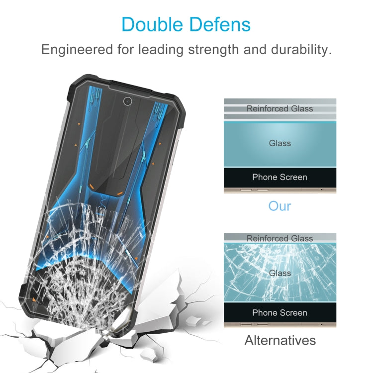 For Unihertz 8849 Tank 2 Pro 10pcs 0.26mm 9H 2.5D Tempered Glass Film by buy2fix