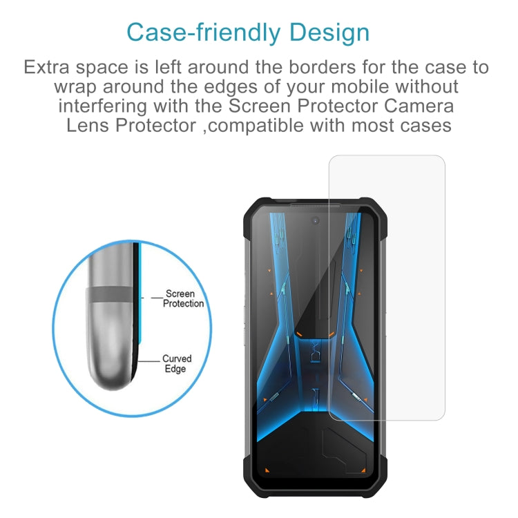 For Unihertz 8849 Tank 3S 10pcs 0.26mm 9H 2.5D Tempered Glass Film by buy2fix