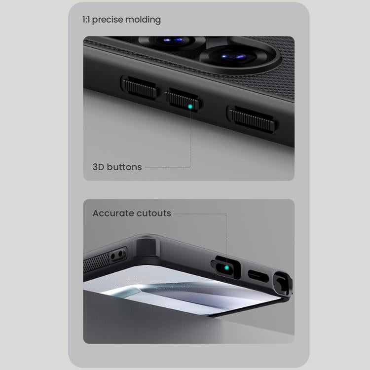 For Samsung Galaxy S25 Ultra 5G NILLKIN Frosted Shield Pro Magnetic Magsafe Phone Case(Black) - Galaxy S25 Ultra 5G Cases by NILLKIN | Online Shopping UK | buy2fix