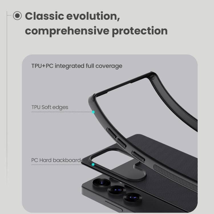 For Samsung Galaxy S25 Ultra 5G NILLKIN Frosted Shield Pro Magnetic Magsafe Phone Case(Black) - Galaxy S25 Ultra 5G Cases by NILLKIN | Online Shopping UK | buy2fix