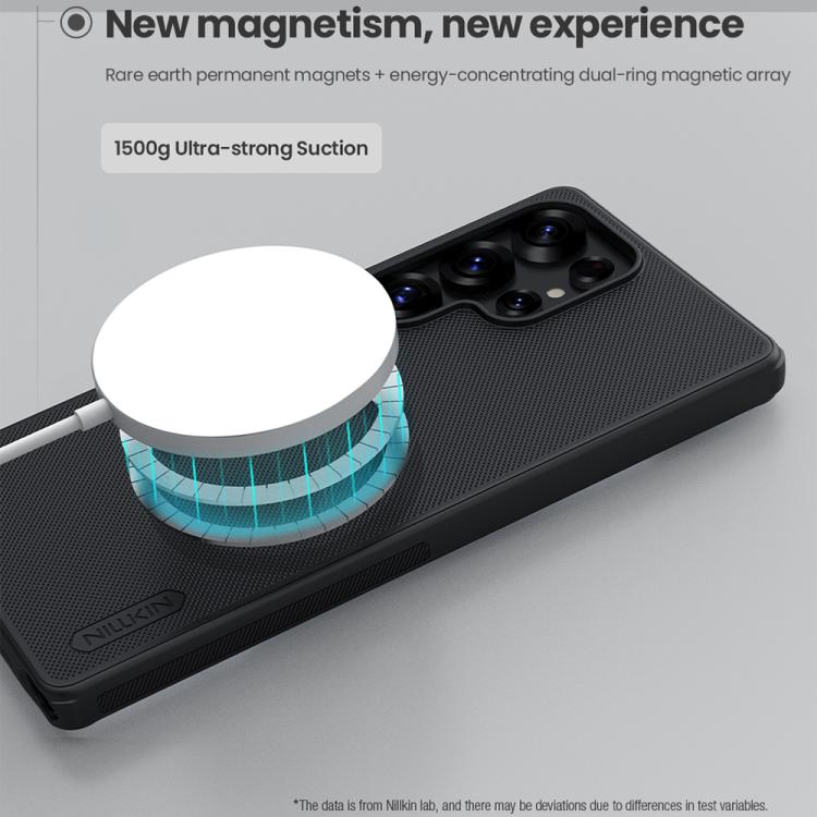 For Samsung Galaxy S25 Ultra 5G NILLKIN Frosted Shield Pro Magnetic Magsafe Phone Case(Black) - Galaxy S25 Ultra 5G Cases by NILLKIN | Online Shopping UK | buy2fix