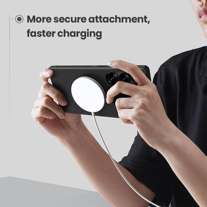 For Samsung Galaxy S25 Ultra 5G NILLKIN Frosted Shield Pro Magnetic Magsafe Phone Case(Black) - Galaxy S25 Ultra 5G Cases by NILLKIN | Online Shopping UK | buy2fix