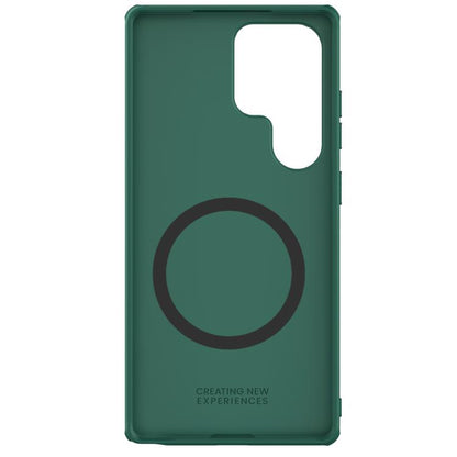 For Samsung Galaxy S25 Ultra 5G NILLKIN Frosted Shield Pro Magnetic Magsafe Phone Case(Green) - Galaxy S25 Ultra 5G Cases by NILLKIN | Online Shopping UK | buy2fix
