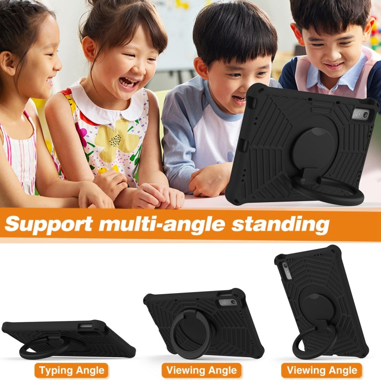 For Lenovo Tab P11 Gen2/P11 Pro/Pad Pro Spider King Silicone Protective Tablet Case(Black) - Lenovo by buy2fix | Online Shopping UK | buy2fix