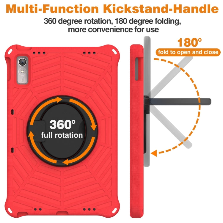 For Lenovo Tab P11 Gen2/P11 Pro/Pad Pro Spider King Silicone Protective Tablet Case(Red) - Lenovo by buy2fix | Online Shopping UK | buy2fix